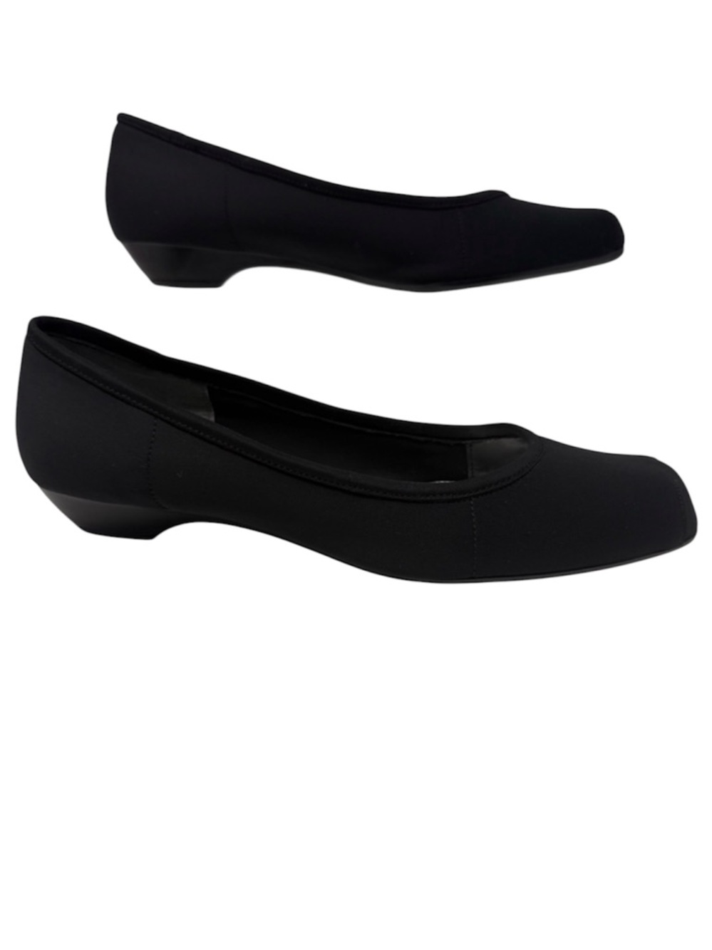 BandolinoClassic Black Fabric Low Heel Ballet Flats/Loafers Size 9 1/2 M
